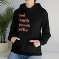 God Family Speech Coffee - Unisex Hoodie