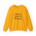 j'adore speech therapy - Unisex Crewneck Sweatshirt