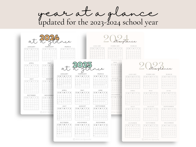 2023-2024 Cover Page and Calendars (Digital Download)